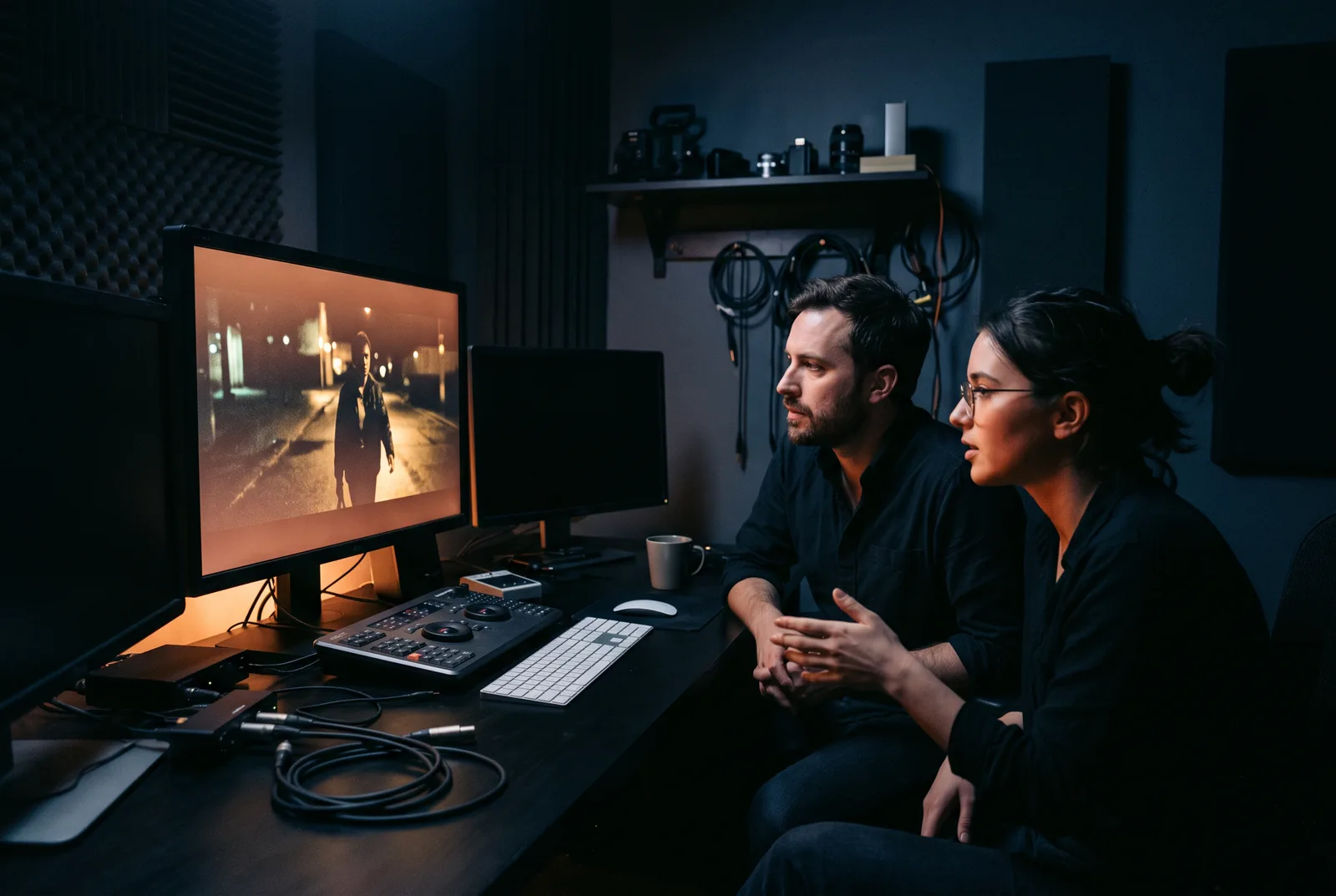Reviewing footage in the edit